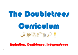 The Doubletrees Curriculum