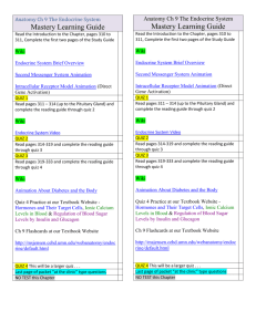 Chapter 9 Check List - Dakota Valley School