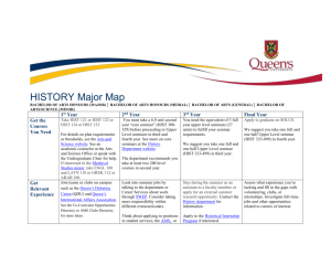 History Major Map - Career Services