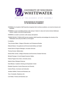 here - University of Wisconsin Whitewater