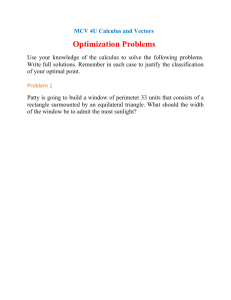 MCV 4U1 Optimization Problems Check