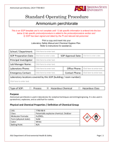 Ammonium perchlorate