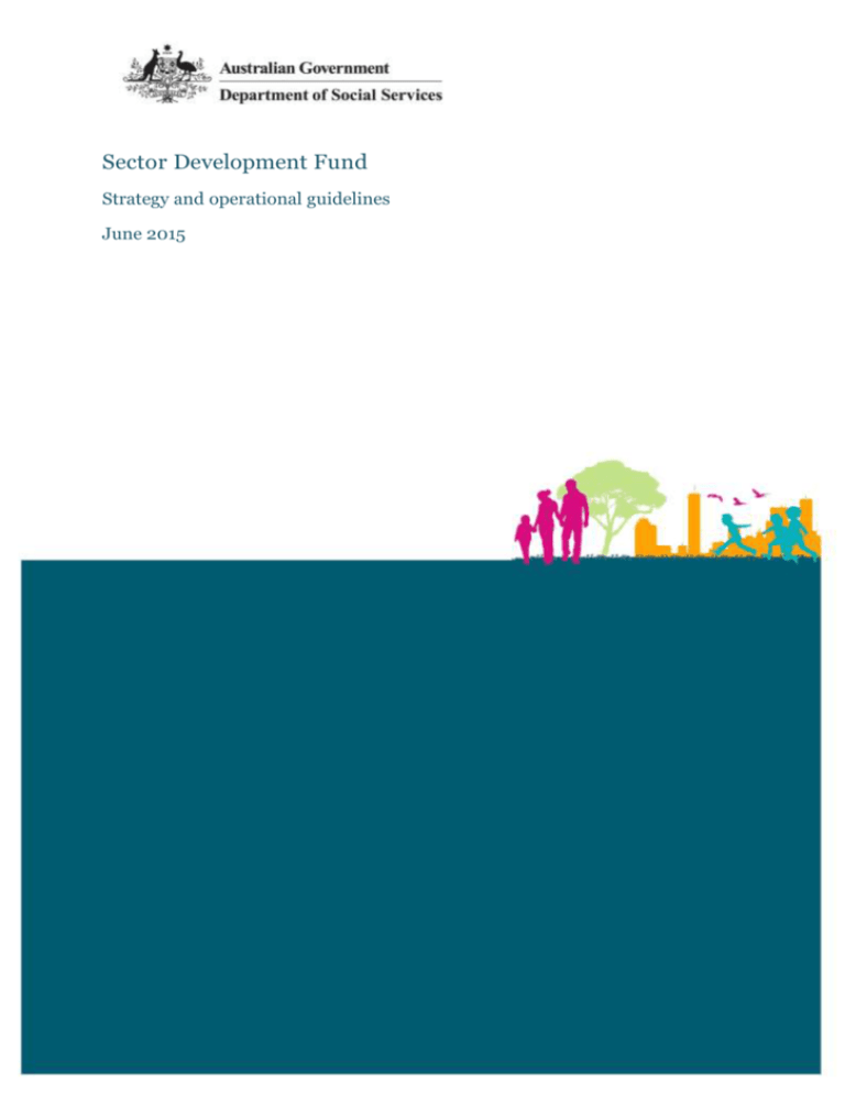 Sector Development Fund Strategy And Operational Guidelines