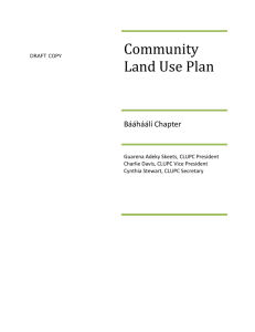 Community Land Use Plan