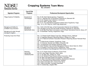 Cropping Systems Team Menu