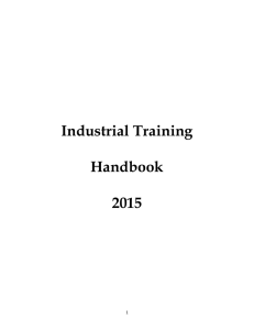 Industrial Training Hand Book 2015