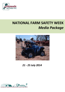 NATIONAL FARM SAFETY WEEK