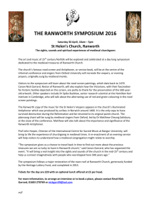 ranworth symposium 2016 - My