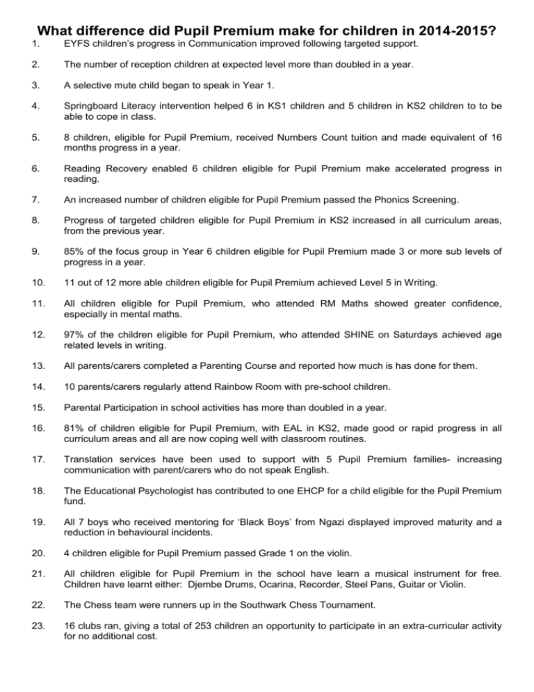 what-difference-did-pupil-premium-funding-make-in-2014