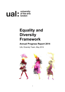 Annual Progress Report 2014 - University of the Arts London