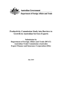 Department of Foreign Affairs and Trade (DFAT)