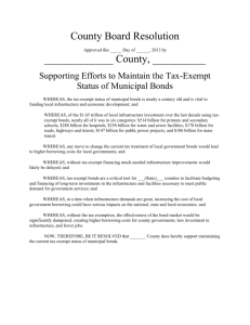Sample County Resolution - Tax