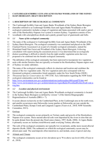 Castlereagh Scribbly Gum and Agnes Banks Woodlands of the