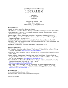 Liberalism - David D. Corey