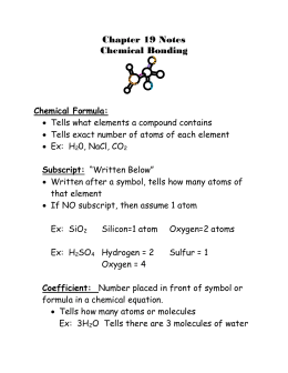 Chemical Bonding - Chapter 12 Study Guide To answer these h2s dot diagram 