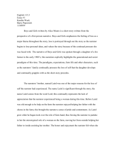 English 113 Essay #1