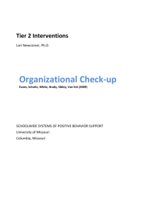 Organizational Check-up