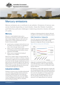 Mercury - National Pollutant Inventory