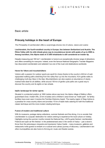Press release Princely holidays in the heart of Europe