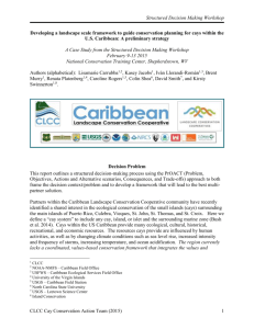 Values-based Conservation for Caribbean Cays