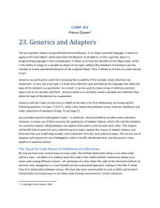 Generics chapter