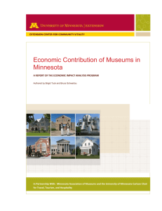“The Economic Contribution of Museums in Minnesota”: Summary