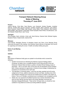 Transport Network Steering Group Notes of Meeting Thursday 4 th