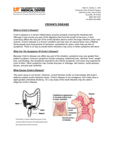 crohn`s disease - University Colon & Rectal Surgery