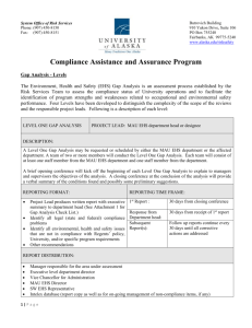 Compliance Assistance and Assurance Program