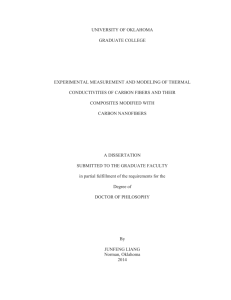 "Thermal conductivity of Ultem (TM)/carbon