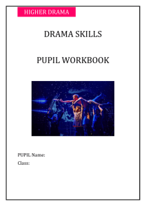 drama skills - Dunoon Grammar School