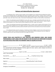 Release and Indemnification Agreement