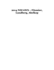 2014 NDI 6WS – Fitzmier, Lundberg, Abelkop