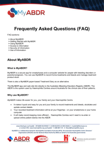 MyABDR Frequently Asked Questions
