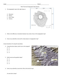 Review Plate Tectonics & Topography CBA - cms15-16