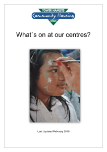 Community Centre Group Booklet