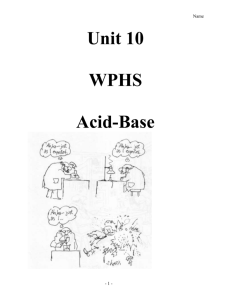 Small-Scale Lab: Strong and weak acids and bases (SS31)