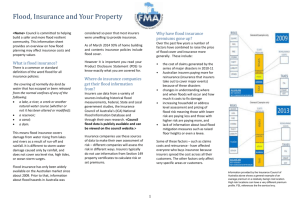 Planning for Flood Risks Fact Sheet – Coastal