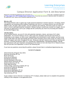 PY16 Campus Director Application