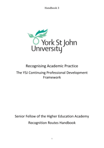 Handbook 3 - York St John University