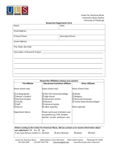 copy of the form now - University of Pittsburgh