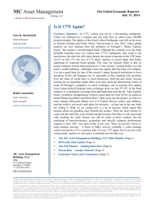 Is It 1775 Again? - MC Asset Management Holdings