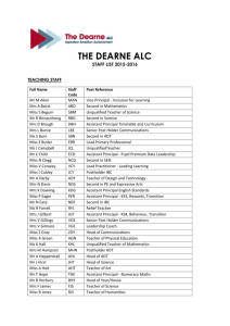 The Dearne ALC