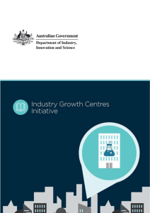 Industry Growth Centres Initiative Booklet