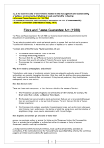 Flora and Fauna Guarantee Act (1988)