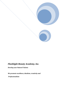 Flashlight Beauty Academy Handbook