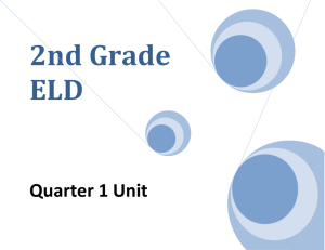 2nd ELD planner Quarter 1