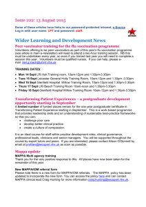 training and events news - Leicestershire Partnership NHS Trust