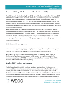 EDTF Fact Sheet - Western Electricity Coordinating Council