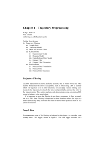 Chapter 1 – Trajectory Preprocessing